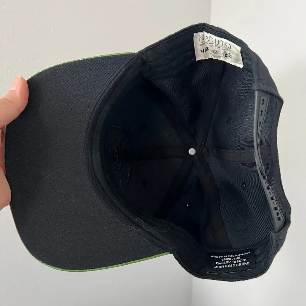 Vintage Naruto Shippuden Collection VIZ Media Snapback Hat One Size Fits Most